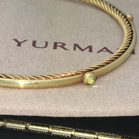 Sold. Gorgeous 18k David Yurman Cable bracelet - Picture 7 of 8